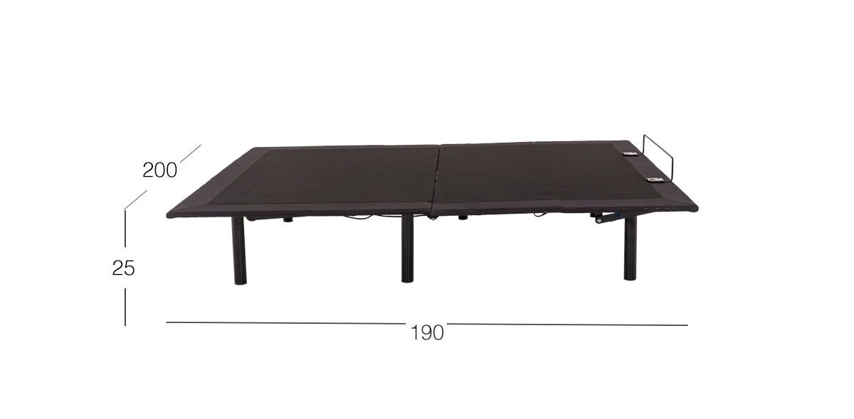 Box King Size Eléctrico Relax Motion Negro