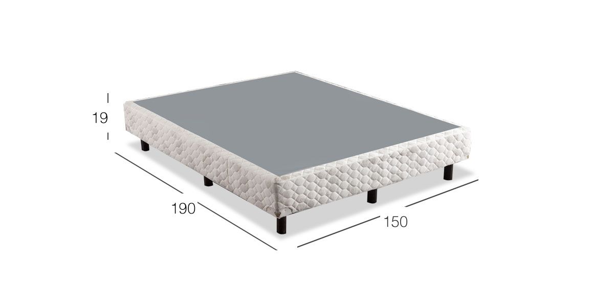 Box Queen Size con Patas Plus Air