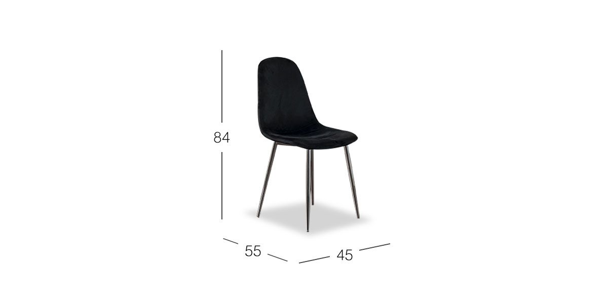 Silla Trivor Negro