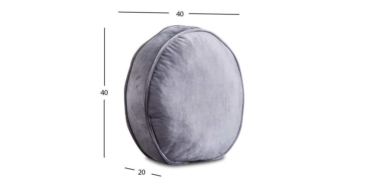 Cojín Decorativo Dolce Gris