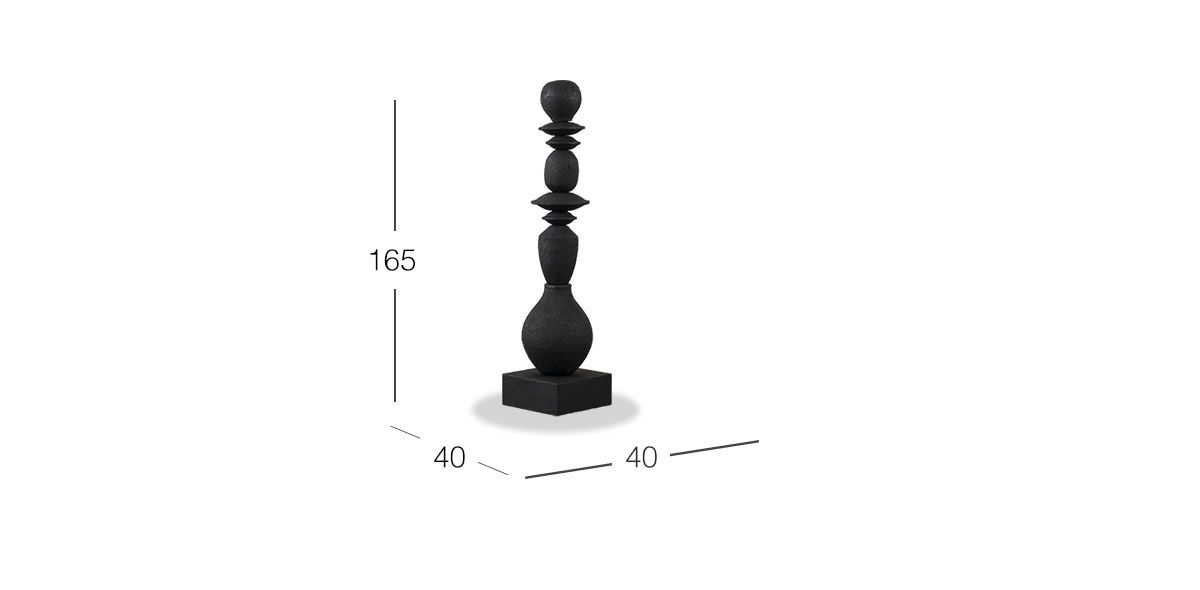 Escultura Malú Negro