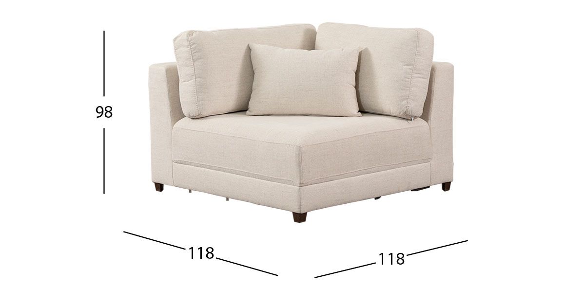 Sillón Esquinero Eland CL Blanco