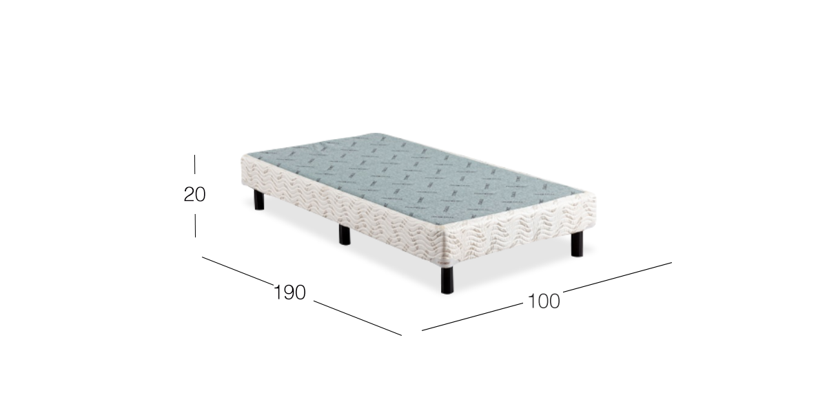 Box Individual con Patas Restonic