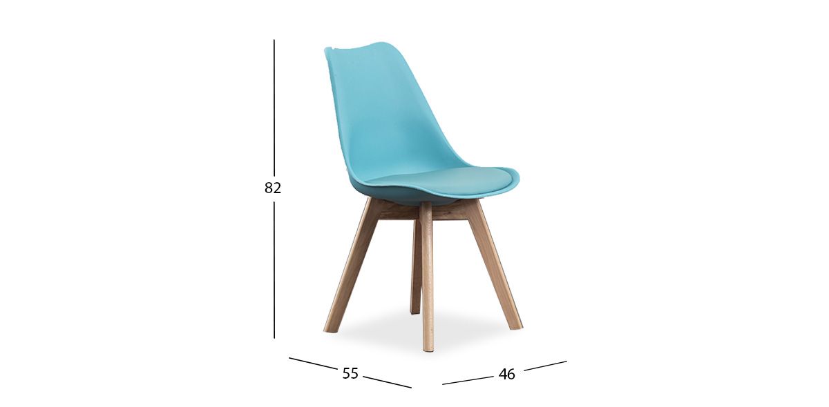 Paquete De Sillas Arthus PL Azul