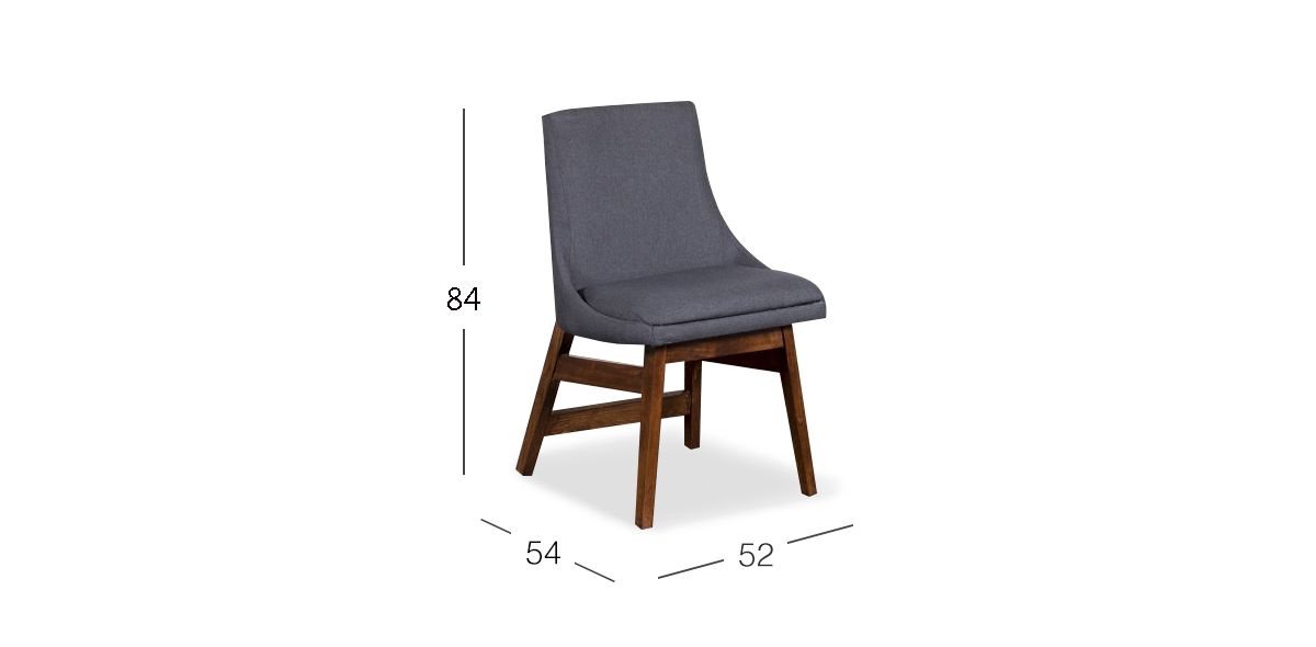 Silla Odette Gris