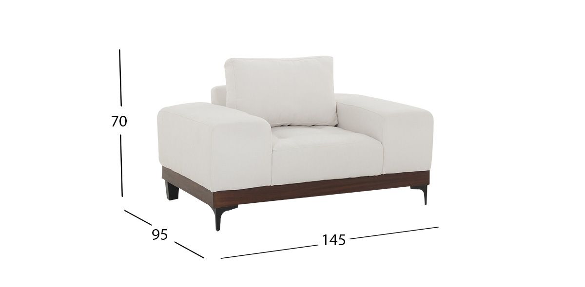 Sillón Maya Blanco