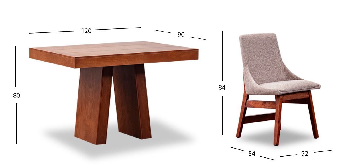 Comedor Odette con Sillas Arena