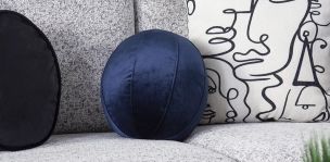 Cojín Decorativo Esfera Elche Azul Marino