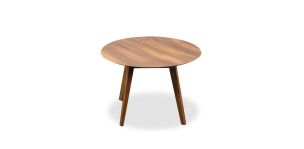 Mesa Comedor 120 Cm Redondo Marbella Café