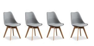Paquete De Sillas Arthus PL Gris