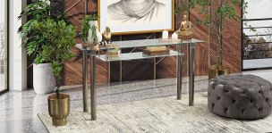 Consola Rectangular Enkel II Plata
