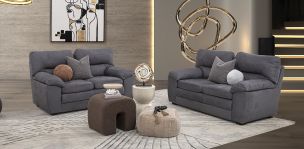 Sala Balam Gris Smoke 2 Piezas