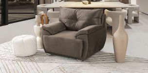 Sillón Cartagena Soft Cocoa