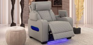 Sillón Reclinable Eléctrico Jetour Gris Claro