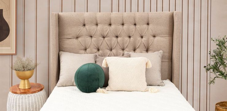 Cabecera Matrimonial Estela Beige