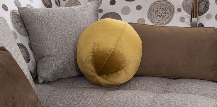 Cojín Decorativo Esfera Elche Dorado