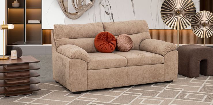 Sofá 2 Plazas Milos Beige