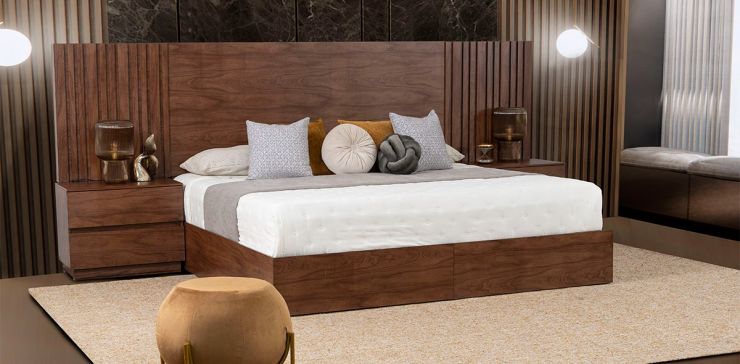 Cama King Size Loana CL Café