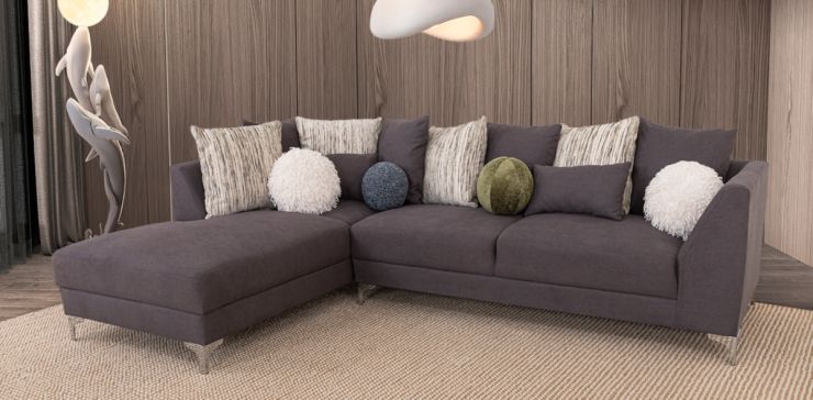 Sala En L Izquierda Alexia Gris Smoke