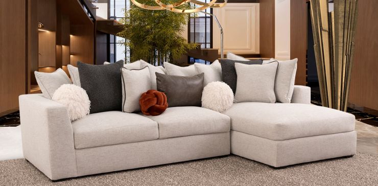Sala Modular Derecha Piero CL Gris