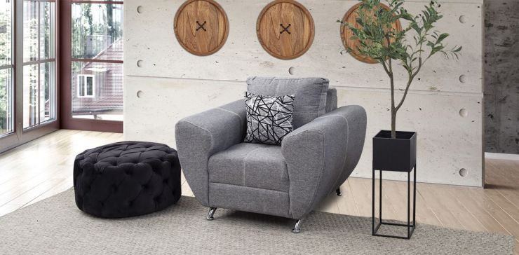Sillón London Gris
