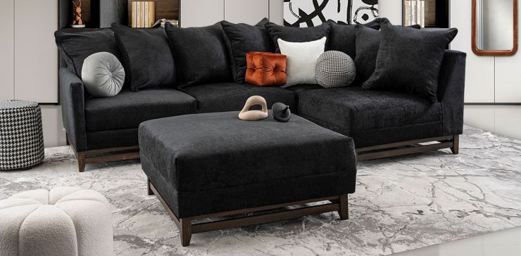 Sala Modular Derecha Adelei Negro