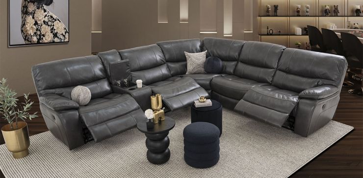 Sala Modular Reclinable Bolga Gris 
