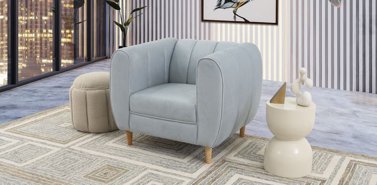 Sillón Castell Plata