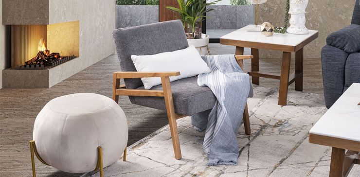 Sillón Ocasional Briton Gris