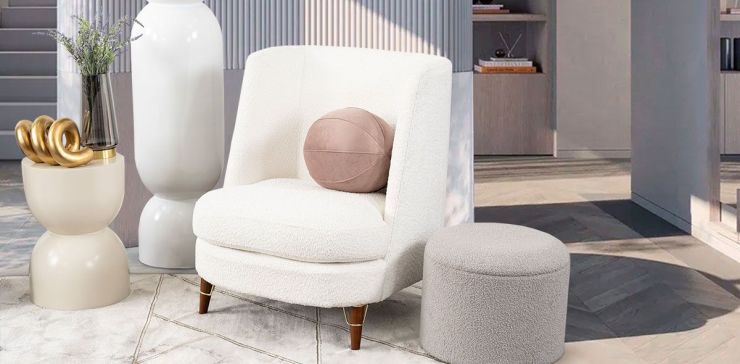 Sillón Ocasional Rosso Blanco Snow