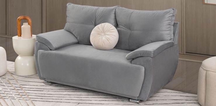Sofá 2 Plazas Cartagena Soft Gris Oxford