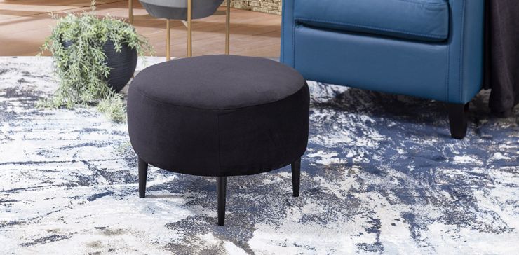 Taburete Bellavue Negro Chico