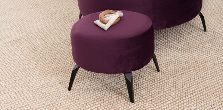 Taburete Bellavue Morado Chico