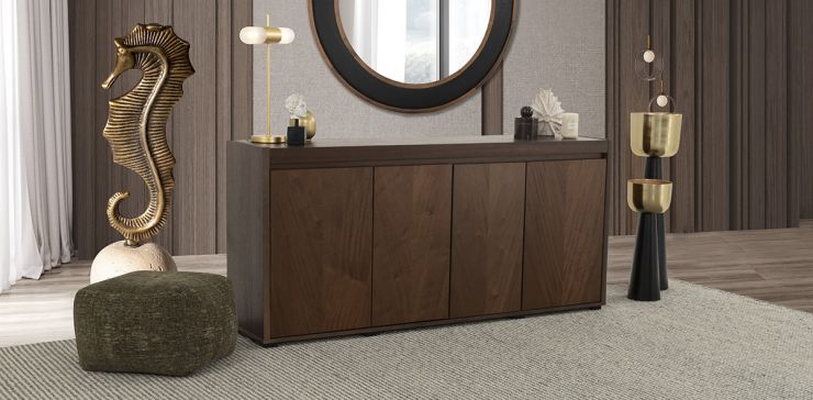 Aparador 180 Cm Valenza Café