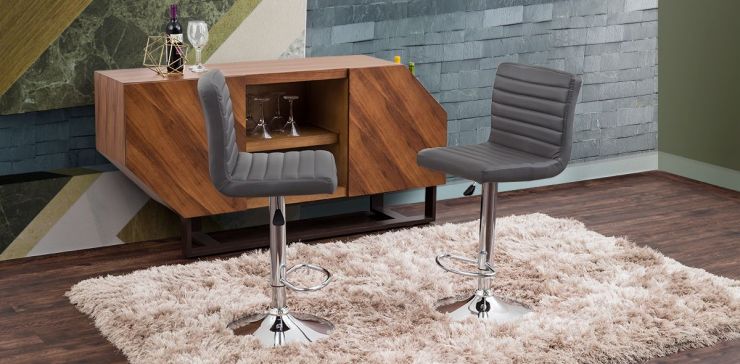 Banco Bar Spira Gris 8180