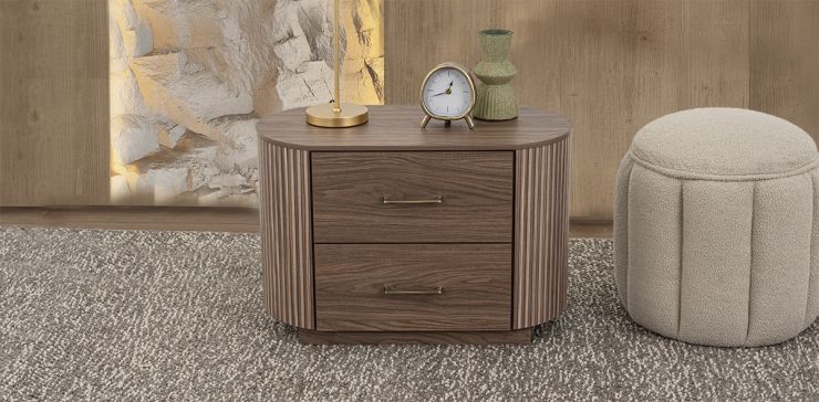 Recámara King Size Padma CL Café 5 Piezas