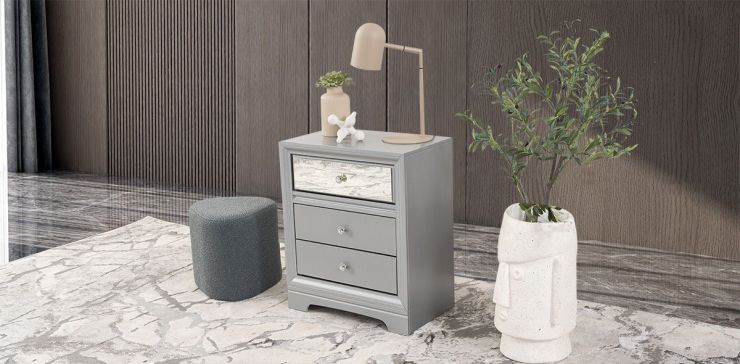 Buró Perla Plus Gris