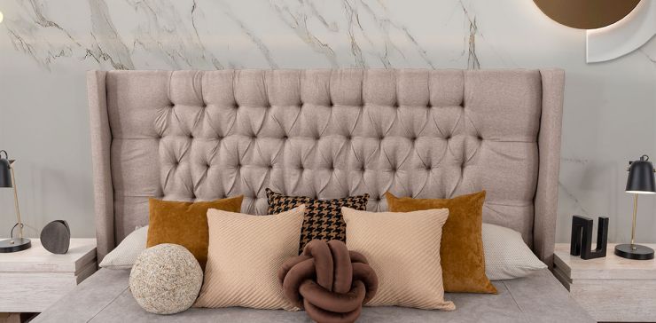 Cabecera King Size Estela Beige