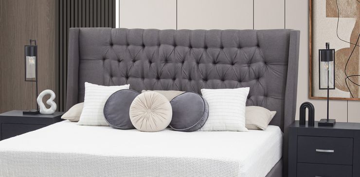 Cabecera King Size Estela BF Gris