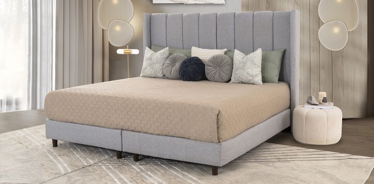 Cama King Size Merea Plata