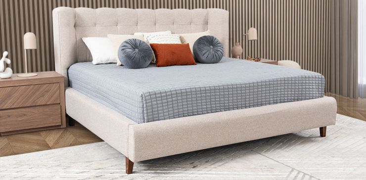 Cama King Size Stella Beige