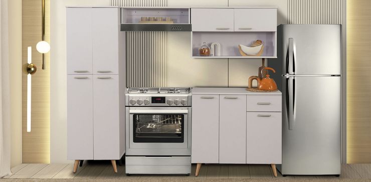 Cocina 180 Cm Sicilia Blanco