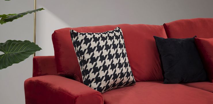 Cojín Decorativo Denver Negro/Blanco PG
