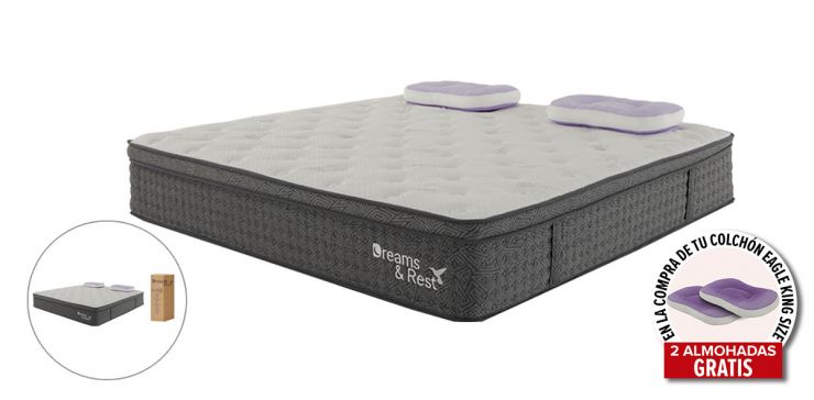 Colchón Dreams & Rest King Size Memory Foam Eagle 