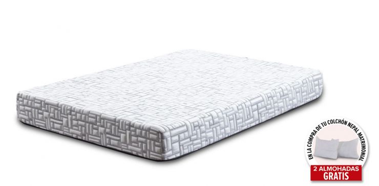Colchón Matrimonial Memory Foam Nepal Semi-Flex