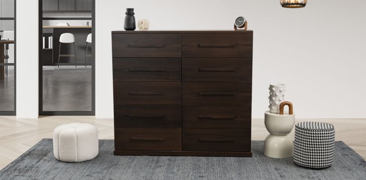 Cómoda 10 Cajones Zoe Life Café