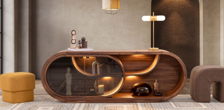 Credenza Parota Kami Café