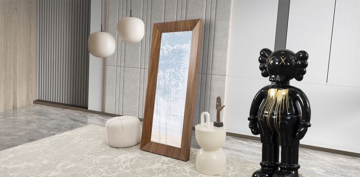 Espejo Vertical Simone Café 