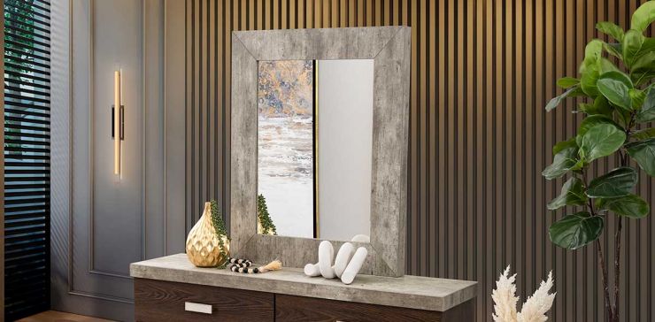 Espejo Luxor Beton