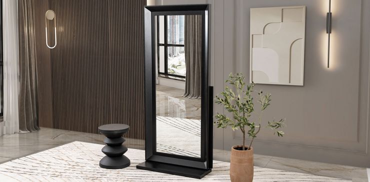 Espejo Vertical Chicago Chocolate